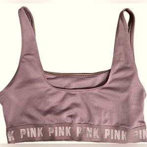 Pink Sports Bra Bronze Medium